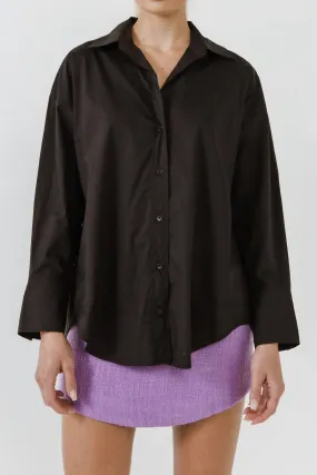 2.7 August Apparel - Drop Placket Collared Shirt