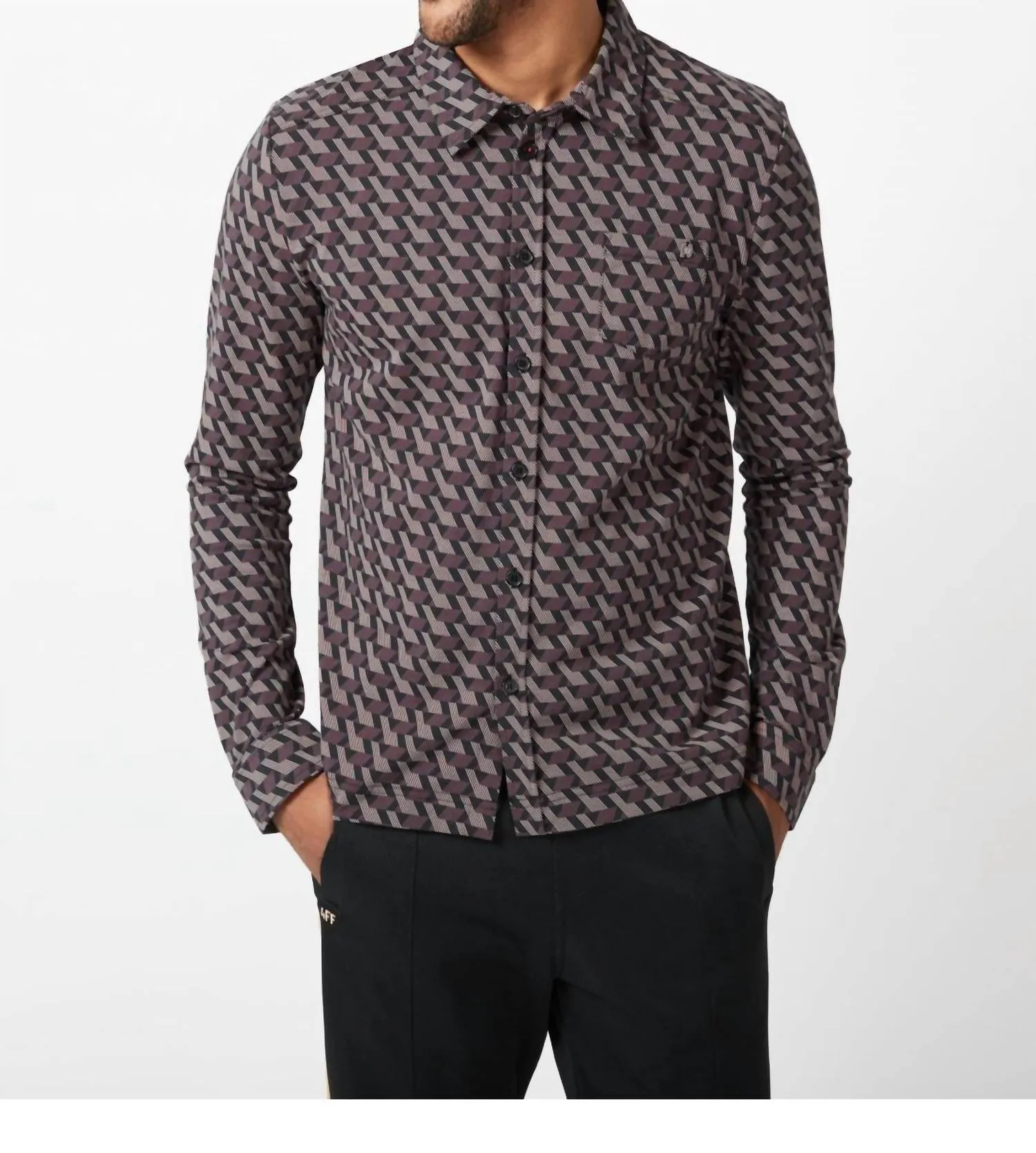 4Funkyflavours - Get Down Cotton Jersey Long Sleeve Shirt