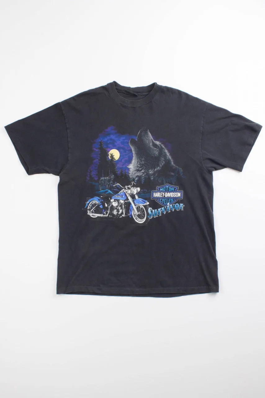'93 Ft. Myers Double Graphic Harley Davidson T-Shirt