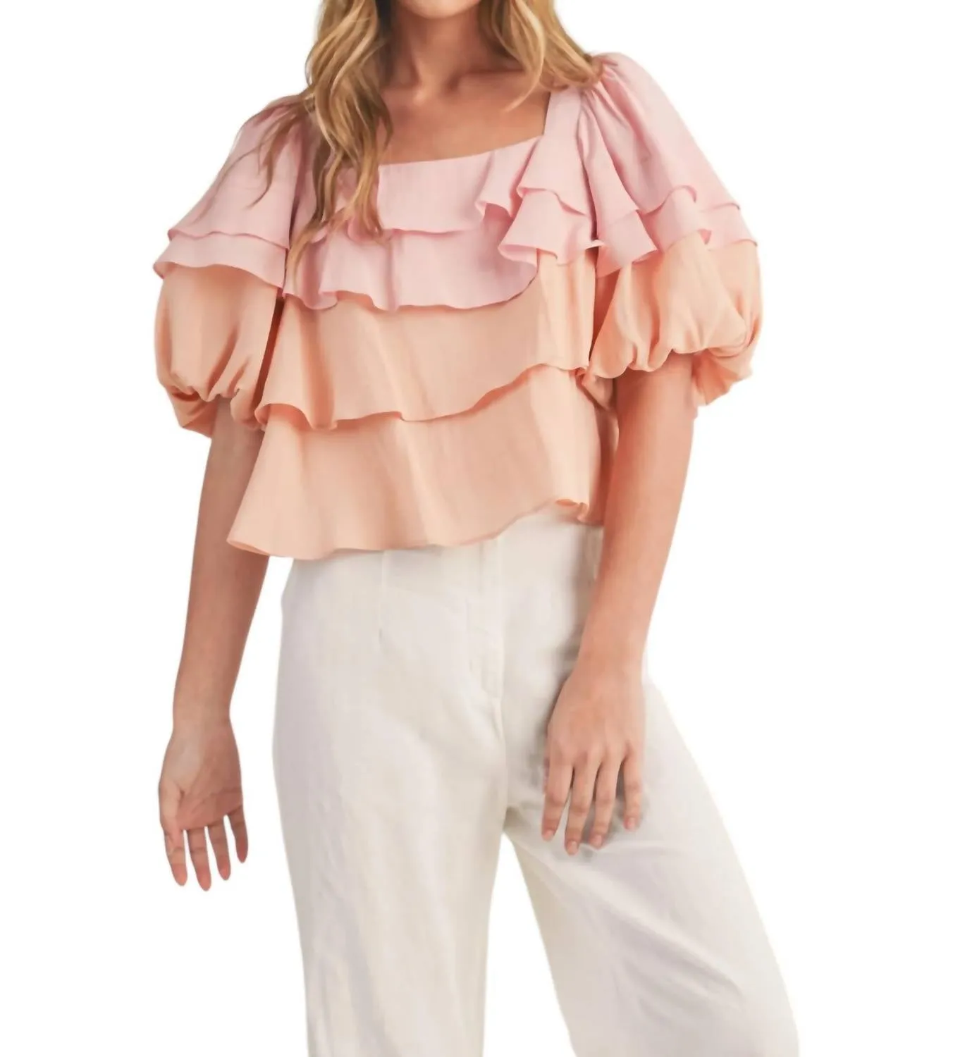 &Merci - Stevie Tiered Ruffle Blouse