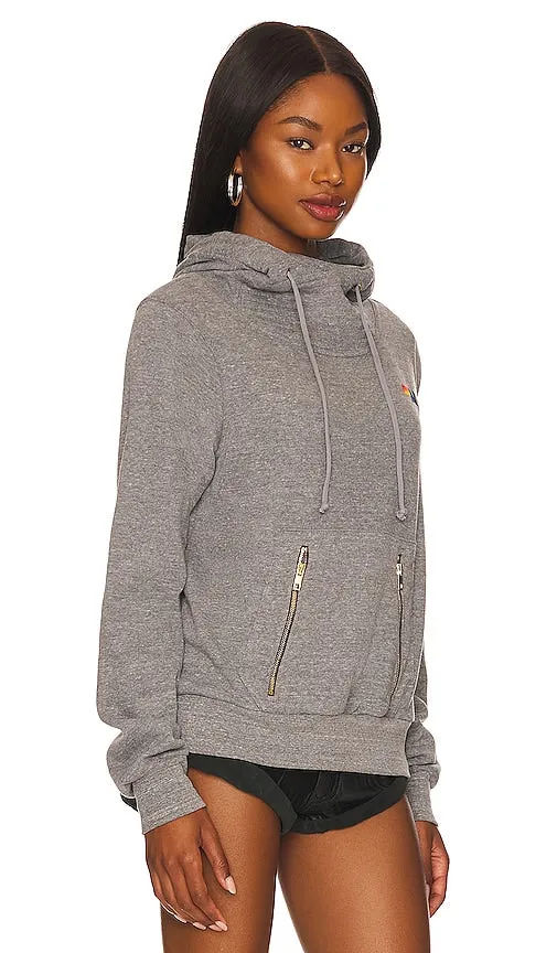 Aviator Nation Ninja Hoodie in Grey