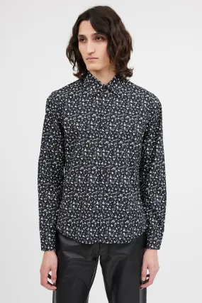 Black & Grey Star Print Shirt