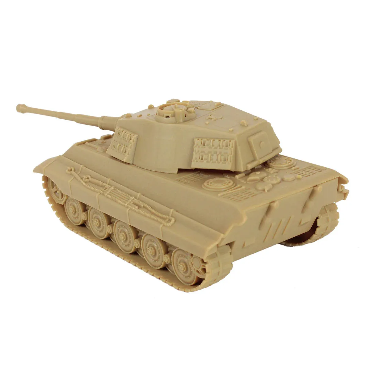 BMC WWII German King Tiger Tank Tan