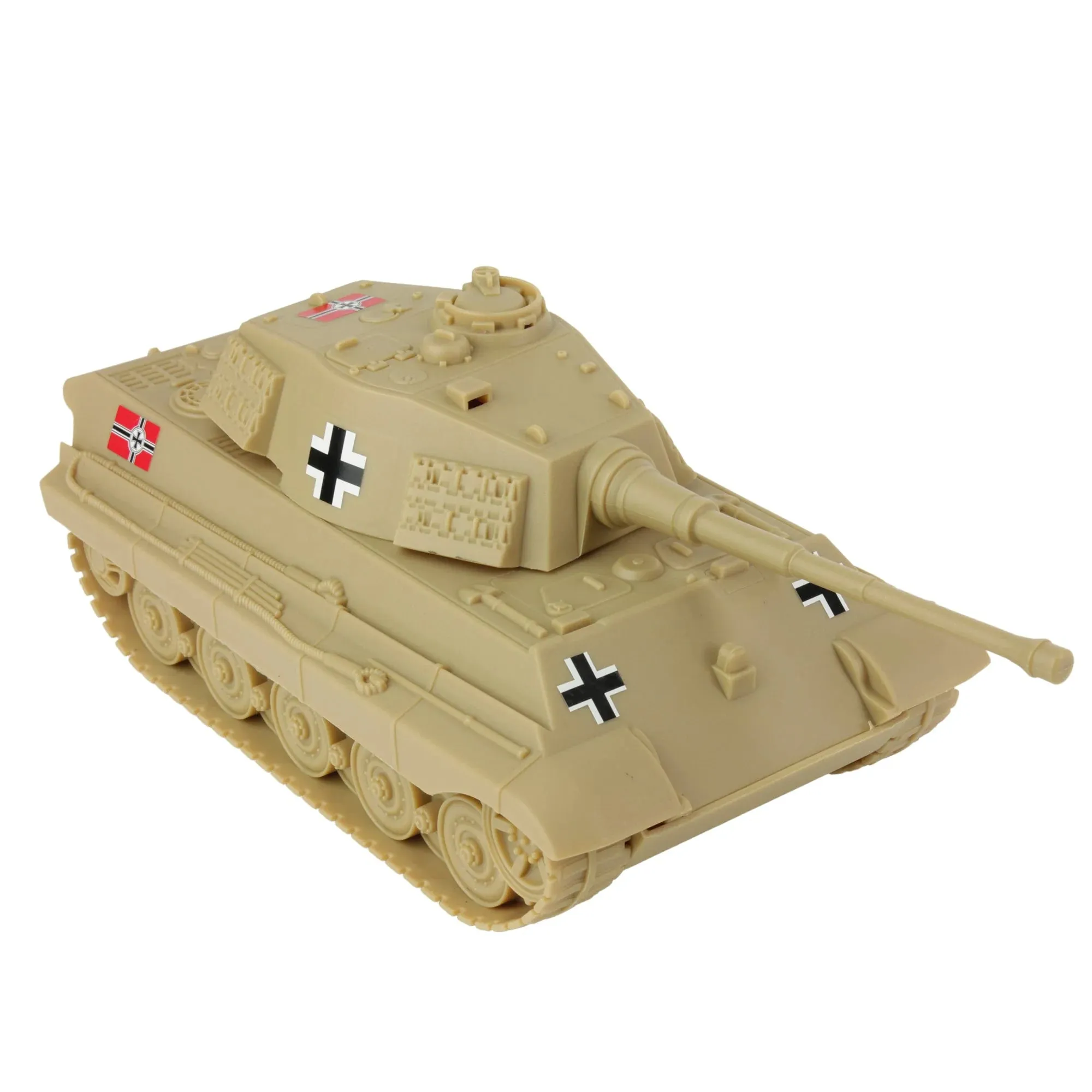 BMC WWII German King Tiger Tank Tan