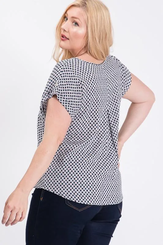Challis Patterned Top