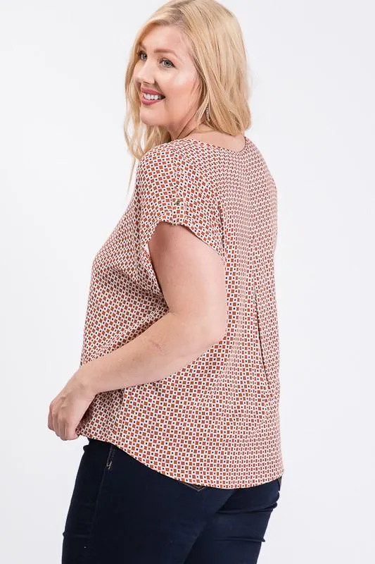 Challis Patterned Top