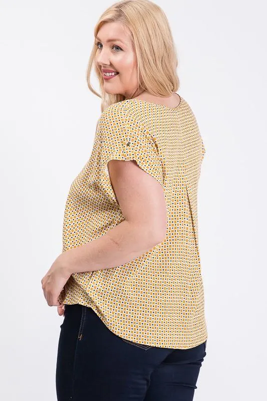 Challis Patterned Top