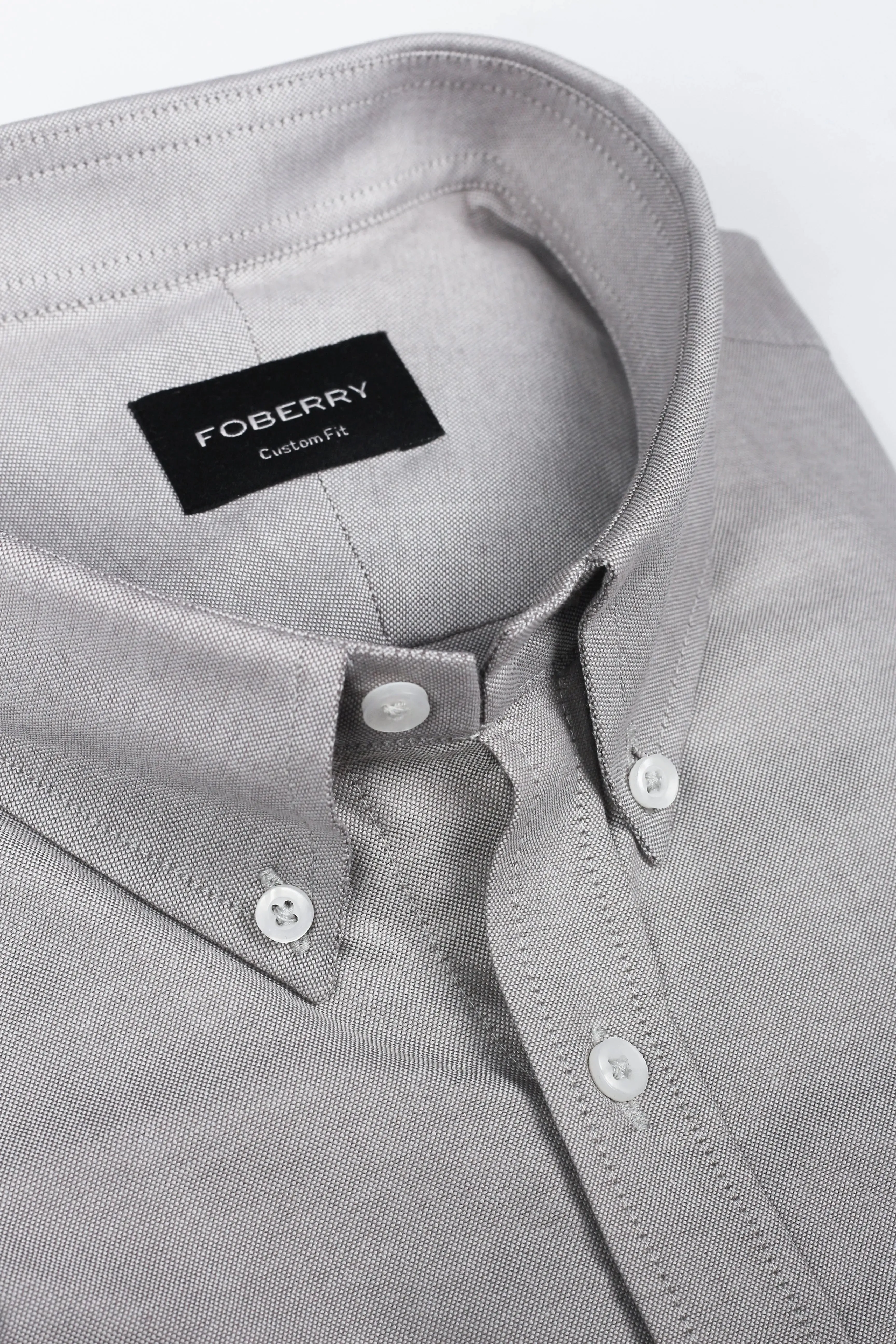 Cloud Grey Oxford Shirt
