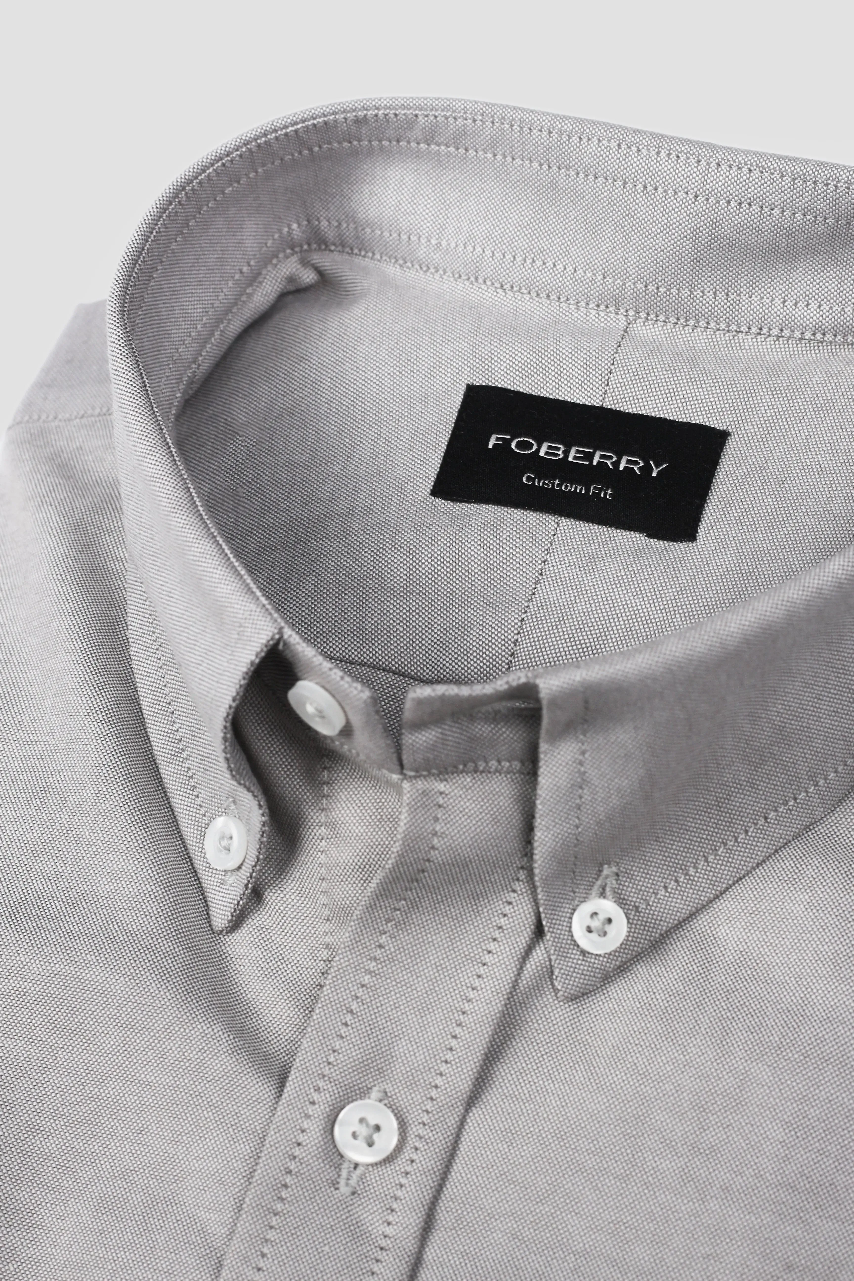 Cloud Grey Oxford Shirt