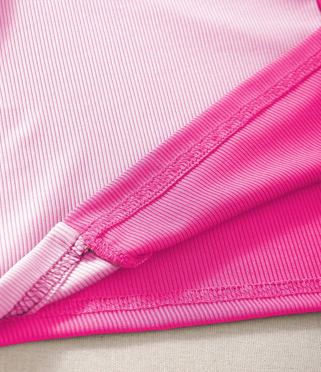 Color Block Ribbed Knit Tank