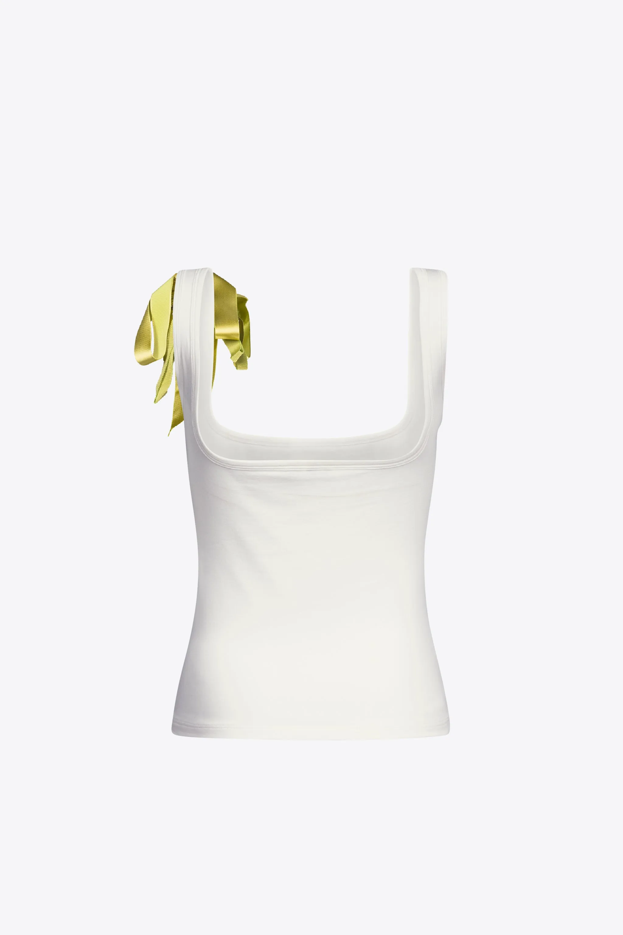 Crystal Embellished Bow Tank Top