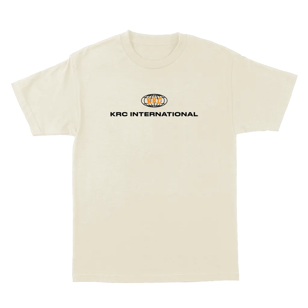 KRC INTL T-SHIRT IN OFF-WHITE