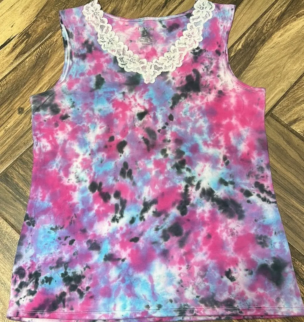 Large Tye dye tank top