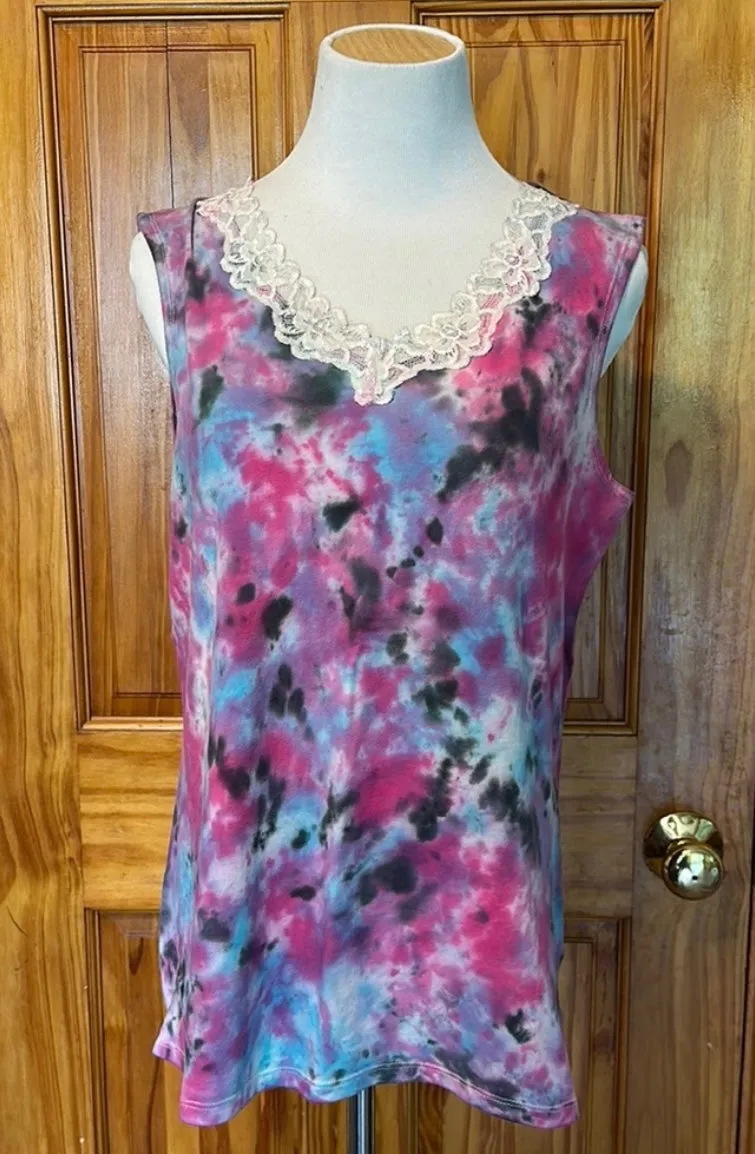 Large Tye dye tank top