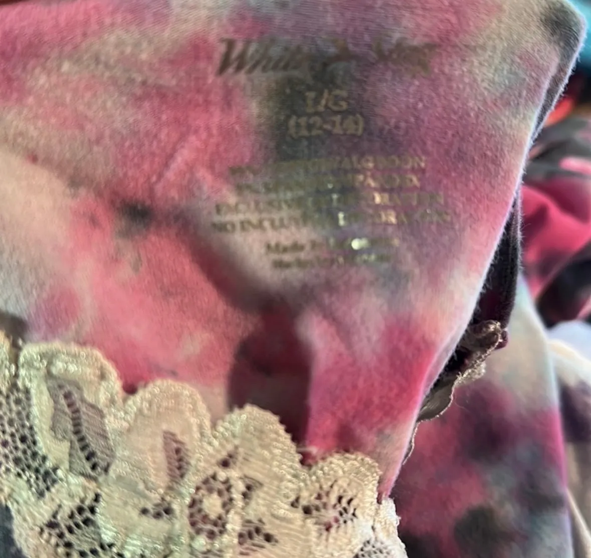 Large Tye dye tank top