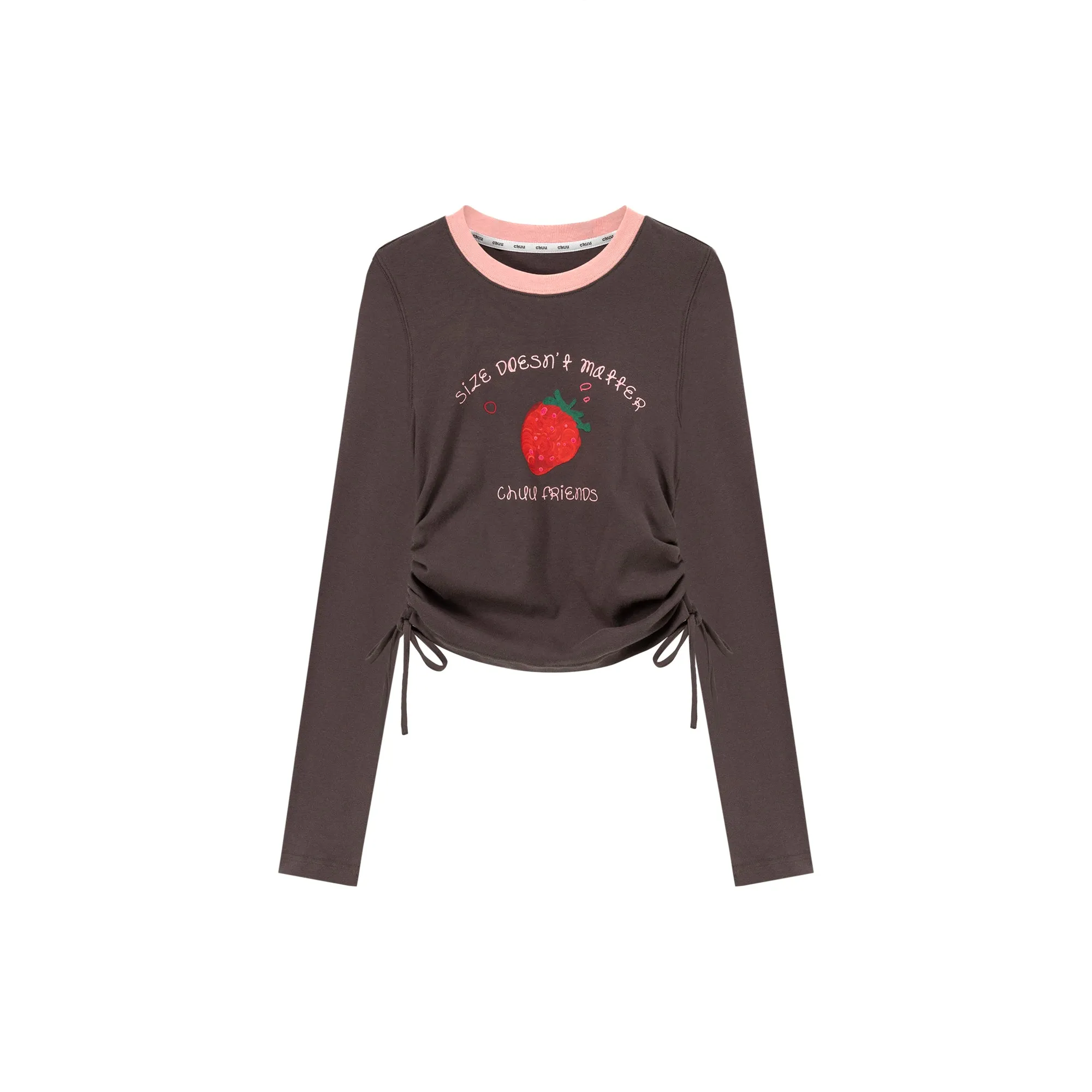 Logo Character Shirring String T-Shirt