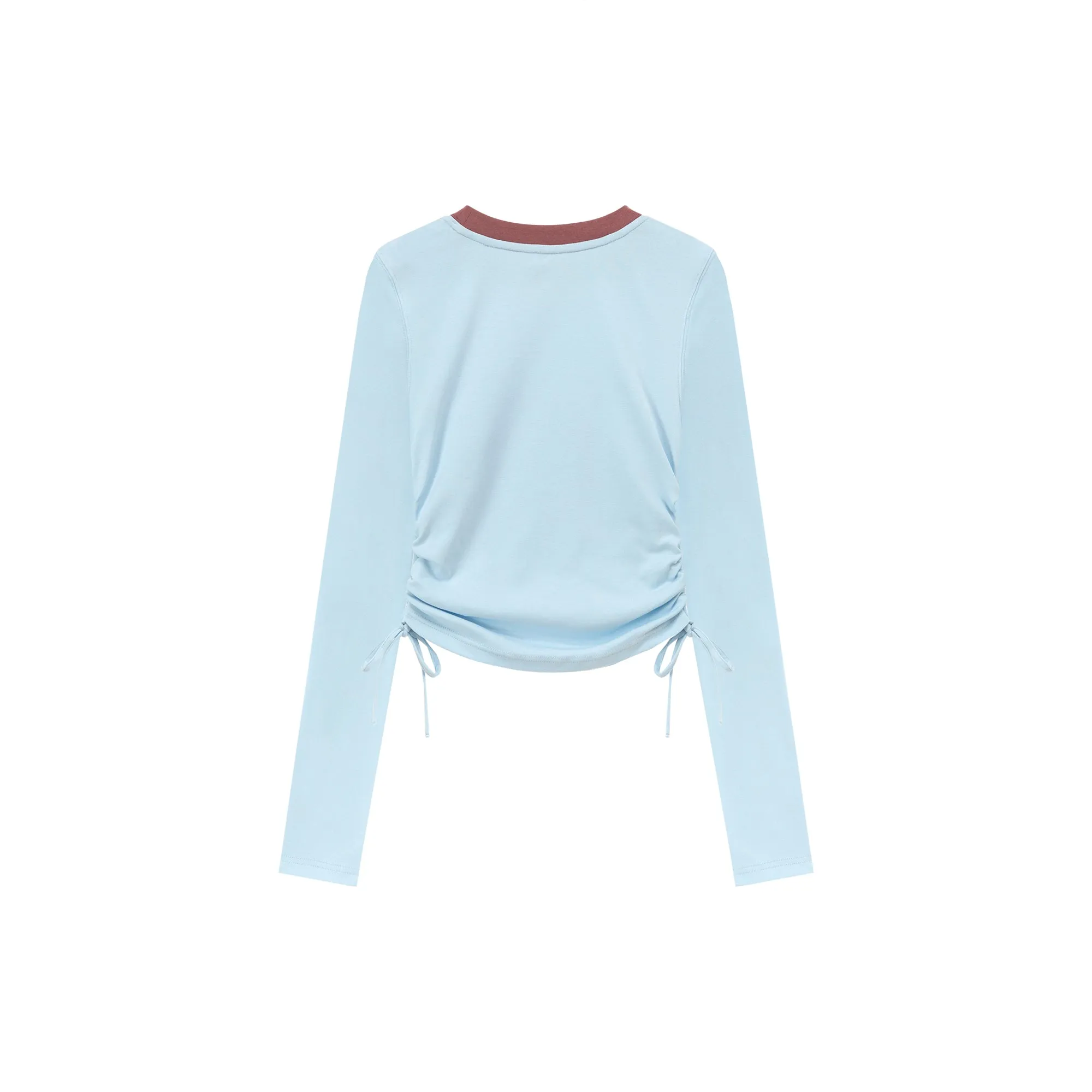 Logo Character Shirring String T-Shirt