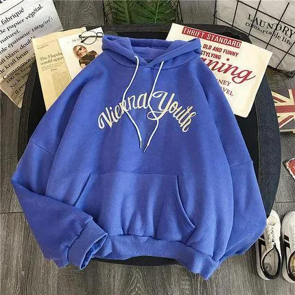 Long Sleeved Print Letter Blackpink Women Hoodies Sweatshirt