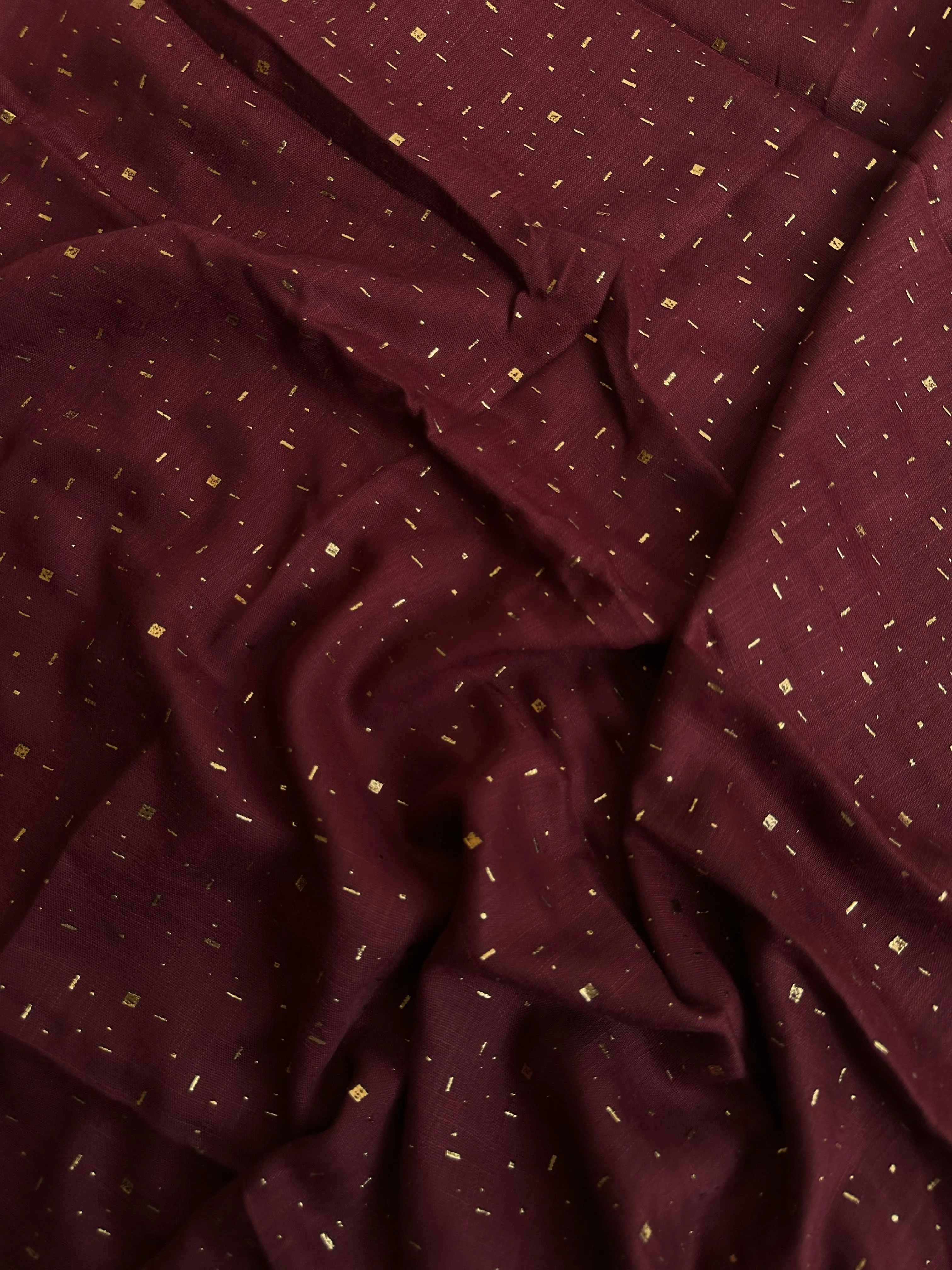 Patterned Dewdrops- Mulberry