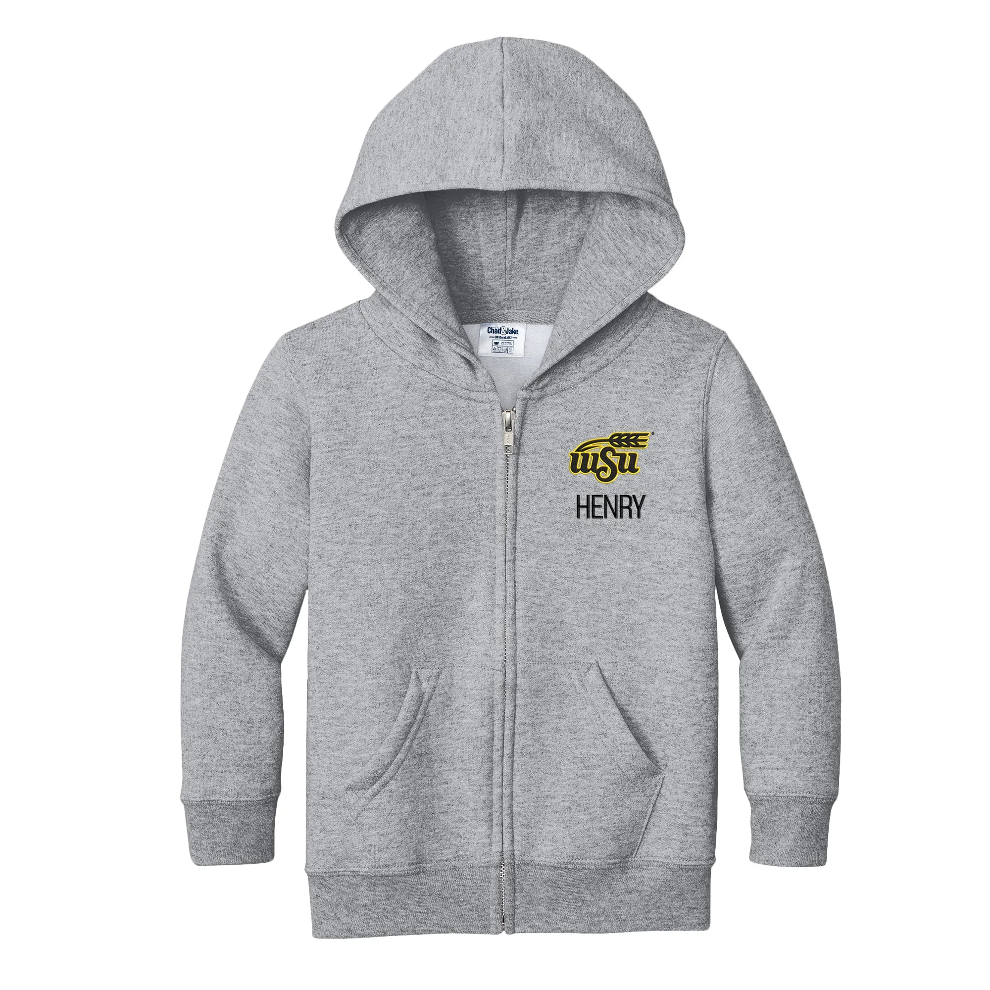Personalized Wichita State Shockers Wheat Toddler Full-Zip Sweatshirt