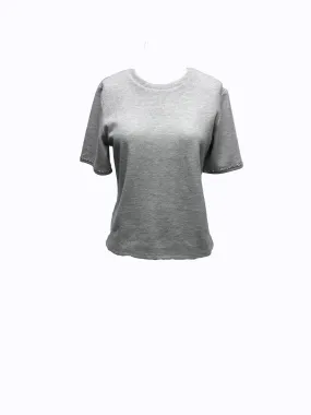 Pre-Order Sophia Diamond Trim Round Neckline Top