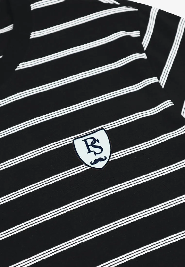 Private Stitch Signature Moustache Striped Tee