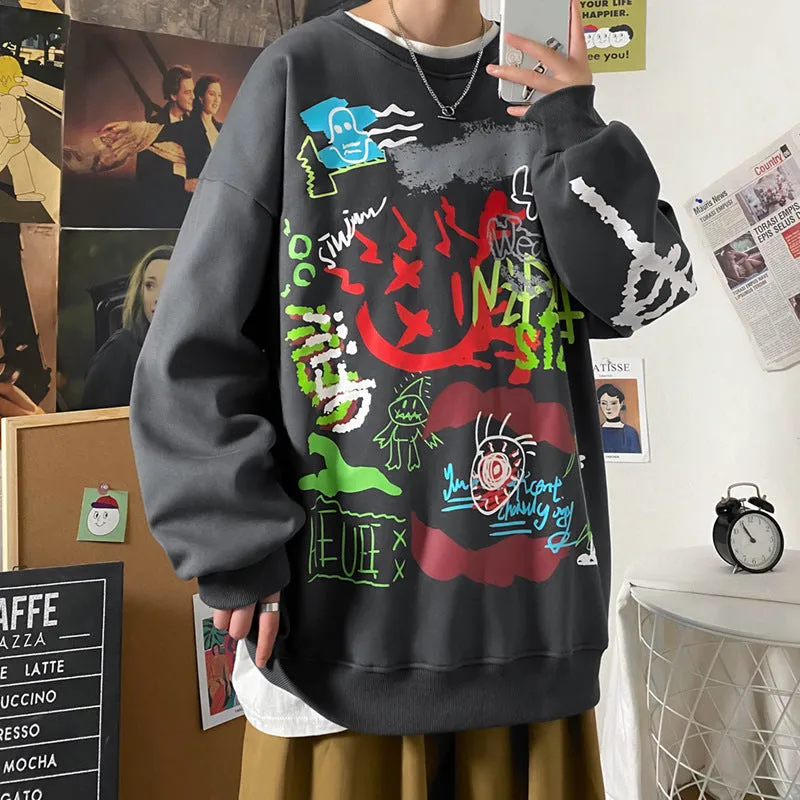 Round Neck Sweatshirts Men'S Clothing Sweatshirts