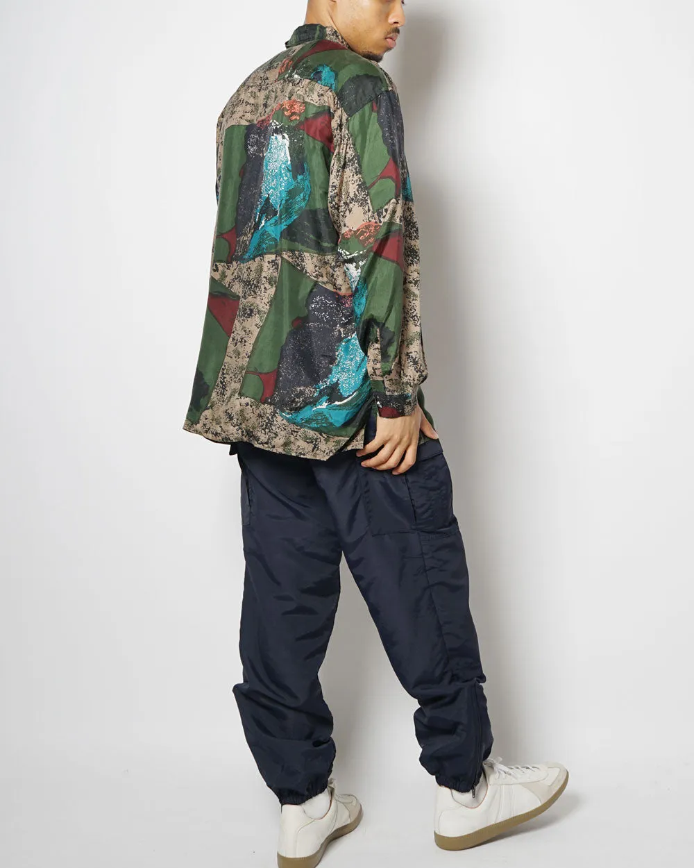 Silk Shirts Long Sleeve Patterned / D