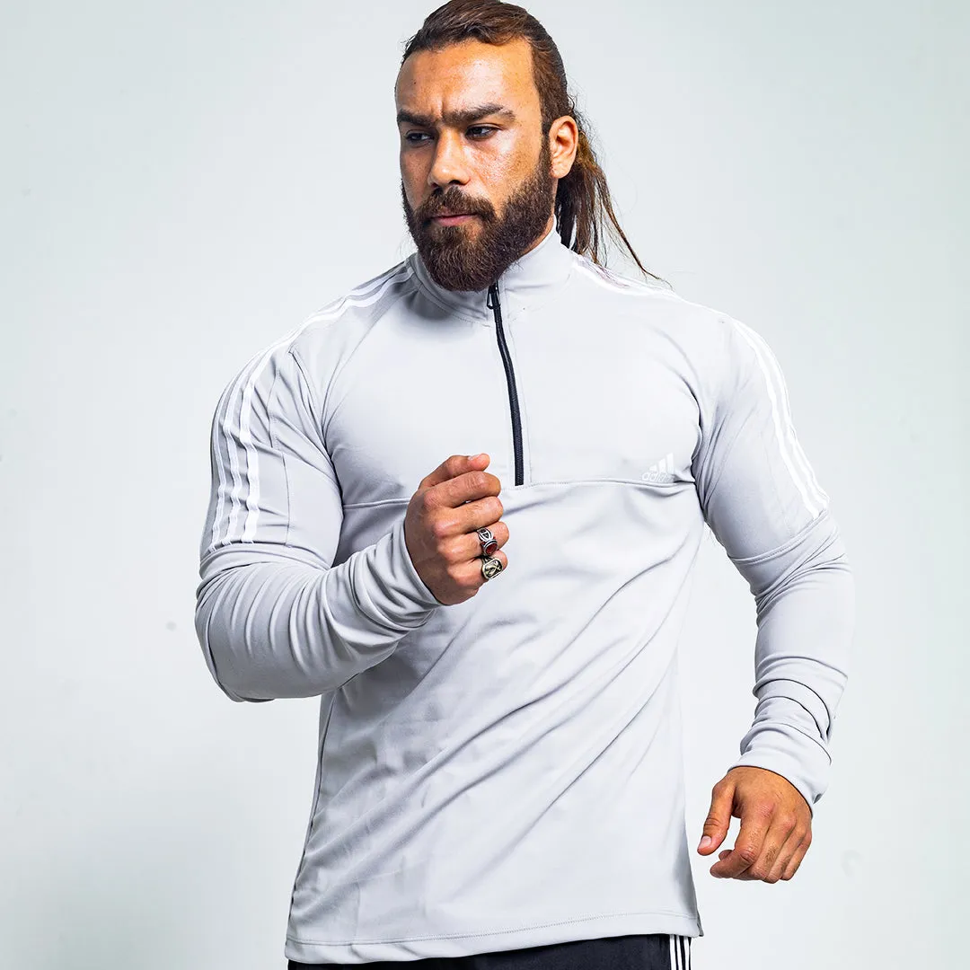 Striped Long-sleeves - Grey