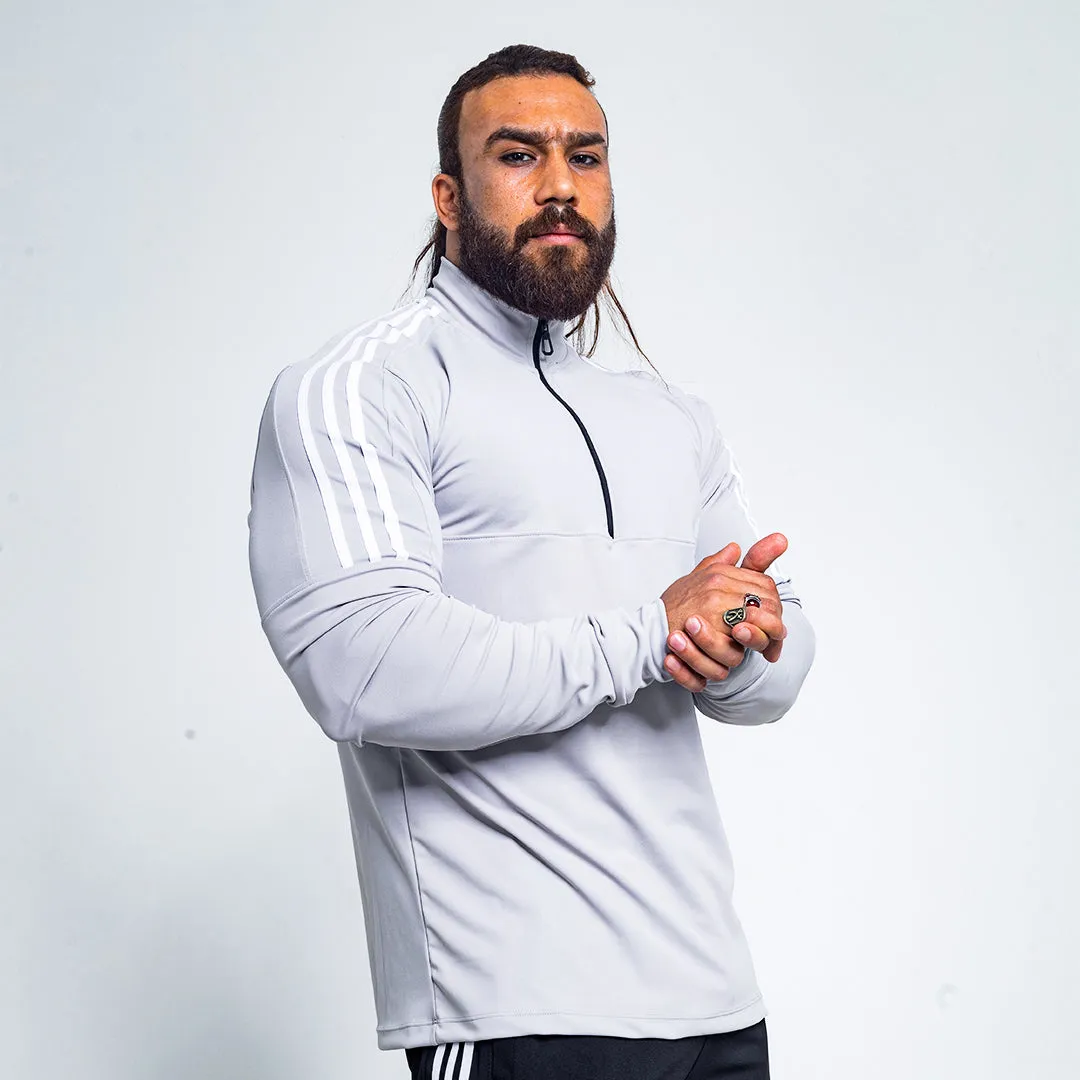 Striped Long-sleeves - Grey