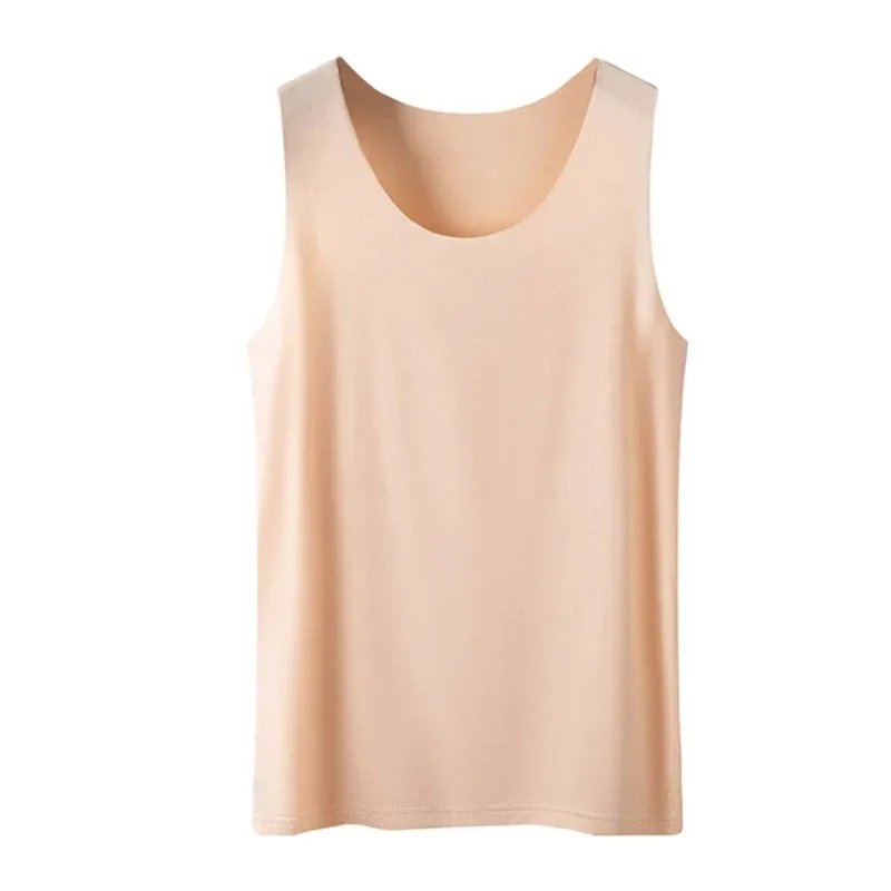 Women Ice Silk Seamless Tank Top